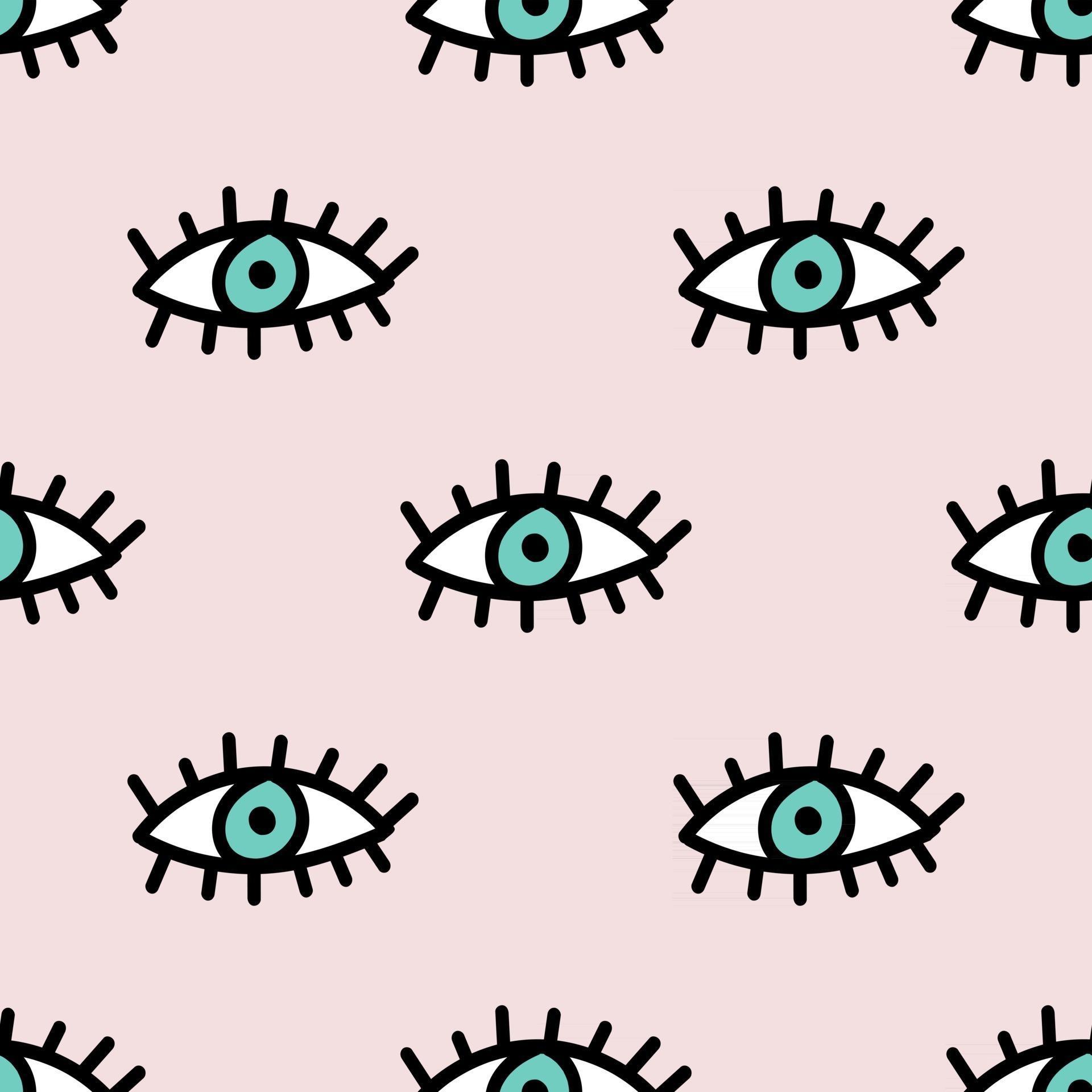 Evil Eyes Seamless Repeat Pattern 2979551 Vector Art at Vecteezy
