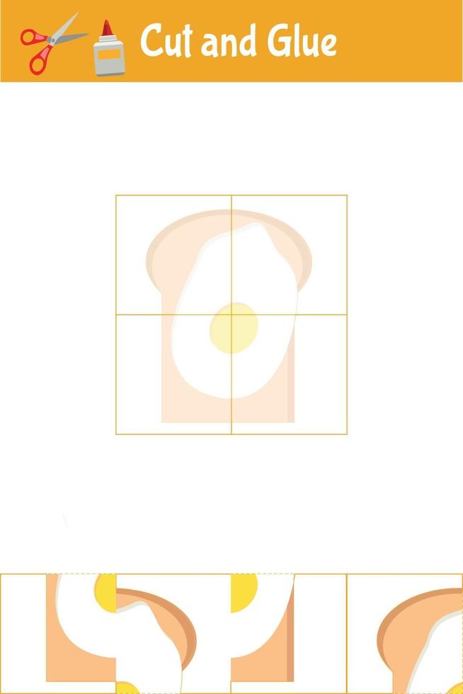 cut and glue activity vector