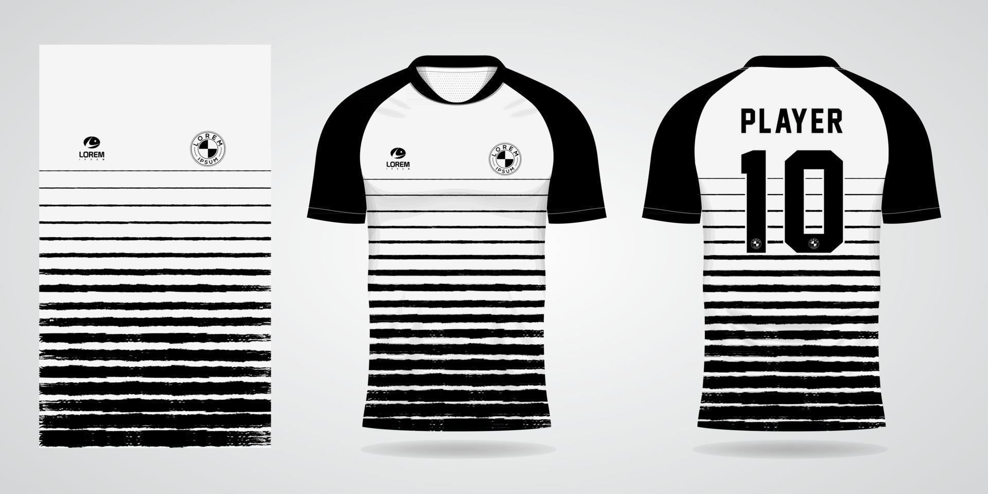 Plantilla de camiseta deportiva para uniformes de equipos y diseño