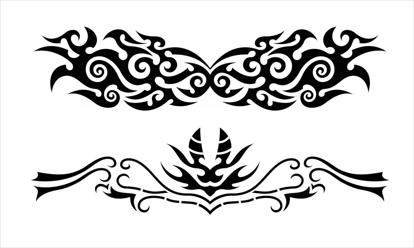 Tribal ornament tattoo vector 2980499 Vector Art at Vecteezy
