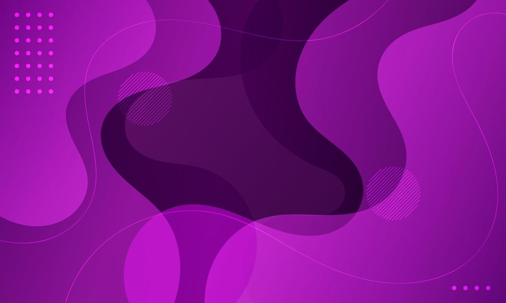 Abstract Purple Fluid Wave Background vector