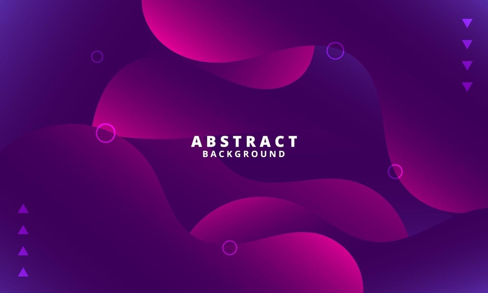 Abstract Purple Fluid Wave Background vector