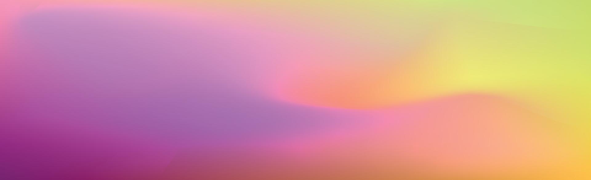 Blurred large panoramic summer background multicolored gradient vector