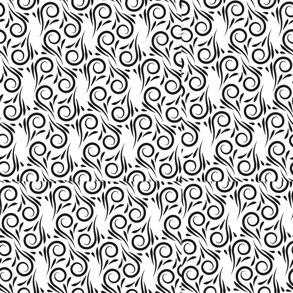 Seamless pattern, various geometric shapes on a white background vector