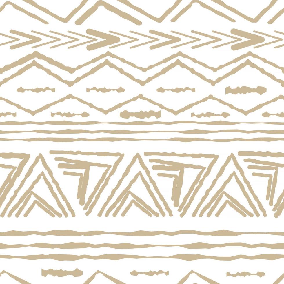 Horizontal Seamless repeat pattern with random rough part of triangles vector