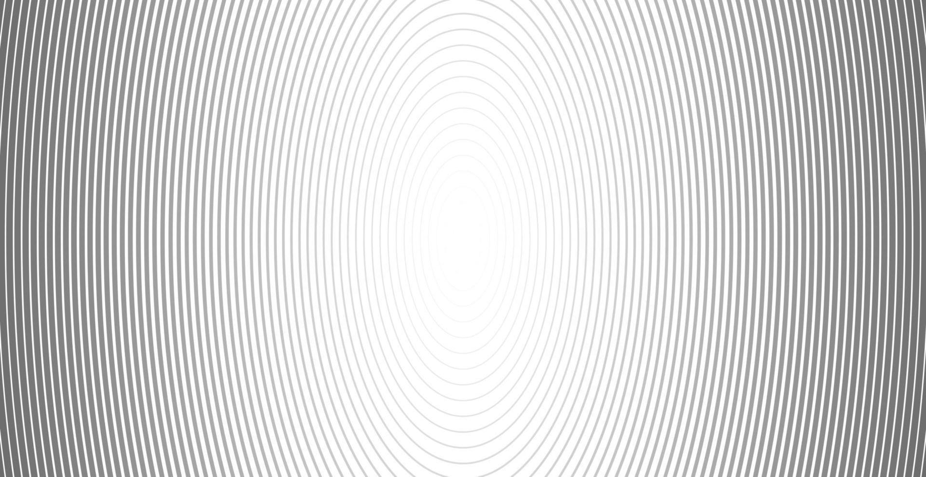 Concentric circle for sound wave. Abstract circle line pattern vector