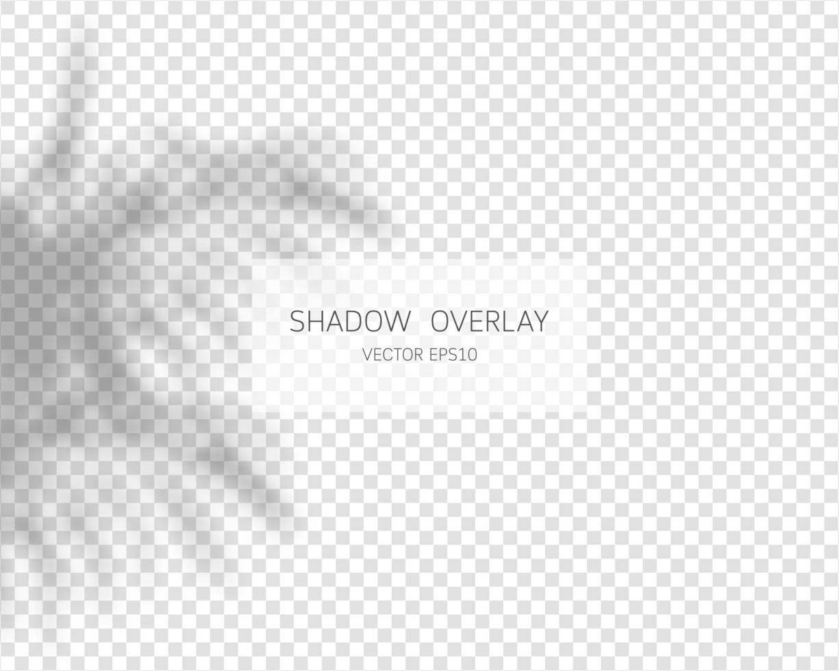 Shadow overlay effect. vector