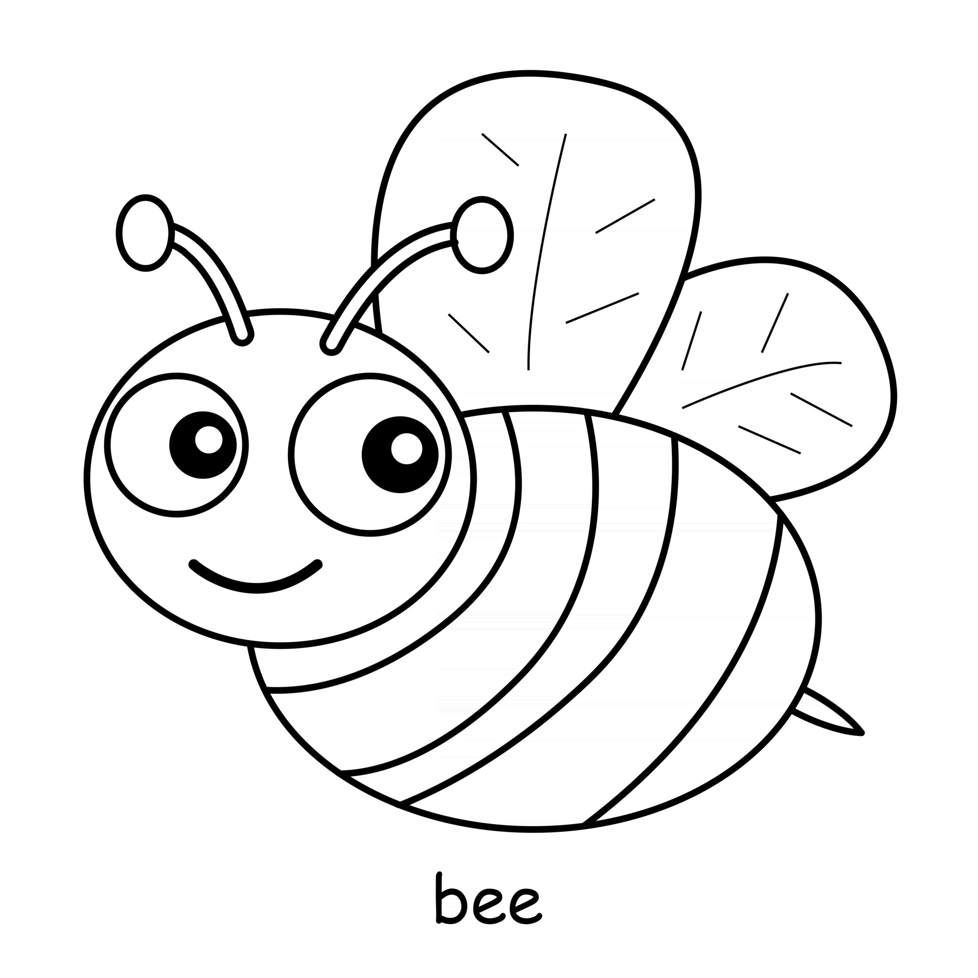 Simple Bee Coloring Page Farm Animal Coloring Pages Dog Coloring Page Simple Bee Coloring Page Farm Animal Coloring Pages Dog Coloring Page
