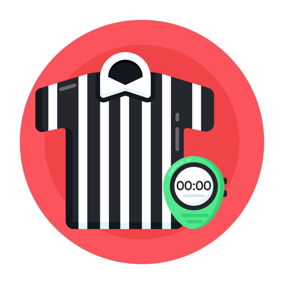 Referee Sports  Shirt vector