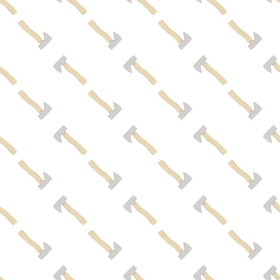 Illustration on theme pattern steel axes with wooden handle vector