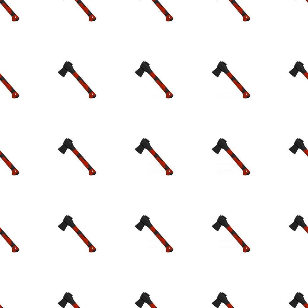 Illustration on theme pattern steel axes with wooden handle vector