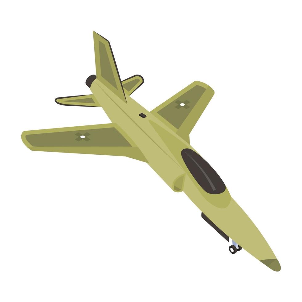 Attack Military Aircraft vector