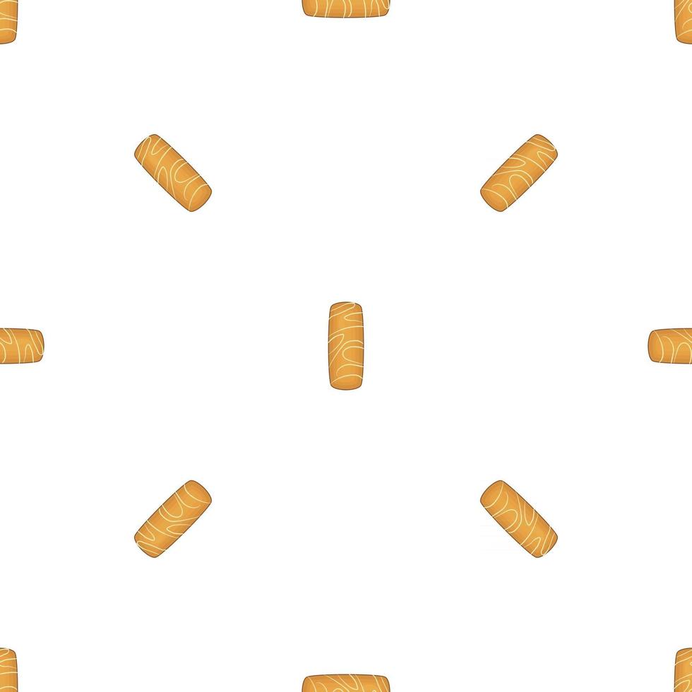 big set identical biscuit, kit colorful pastry cookie vector