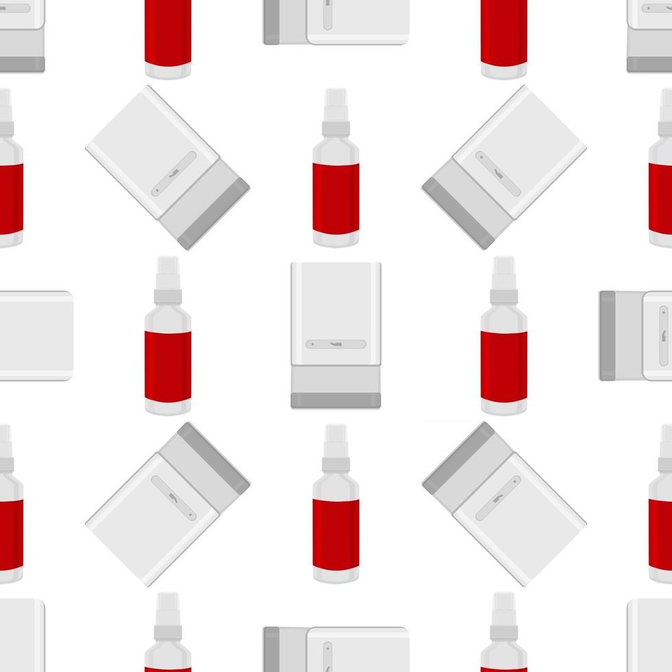 many identical sanitizer in soap dispenser for disinfection vector
