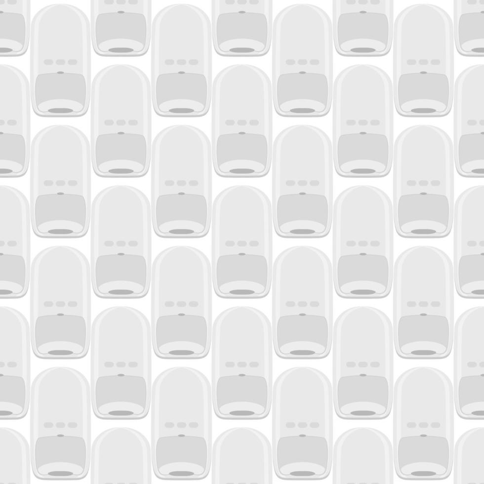many identical sanitizer in soap dispenser for disinfection vector