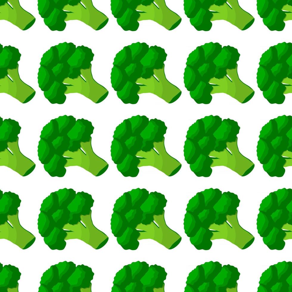 Illustration on theme of bright pattern grass broccoli vector