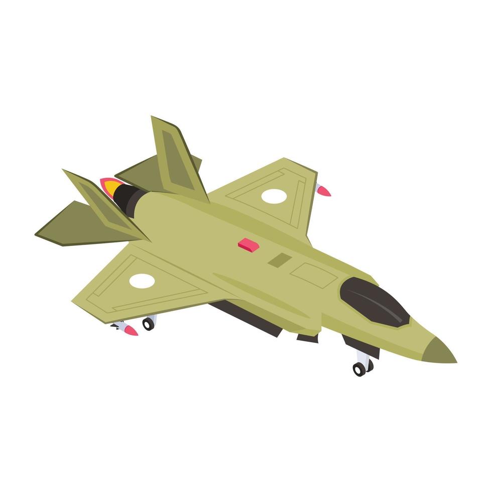 Attack Military Aircraft vector