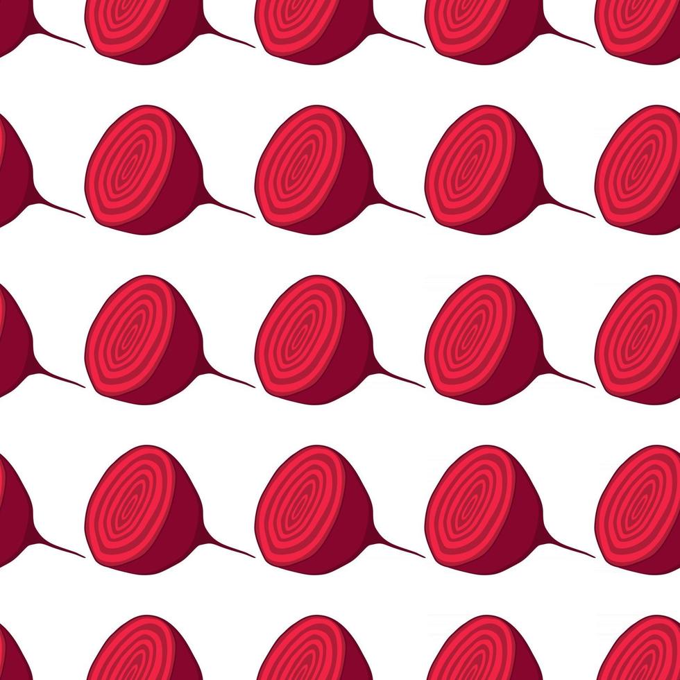 Illustration on theme of bright pattern sugar beet vector