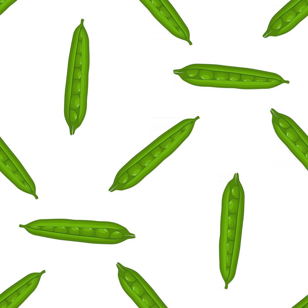 Illustration on theme of bright pattern green peas vector