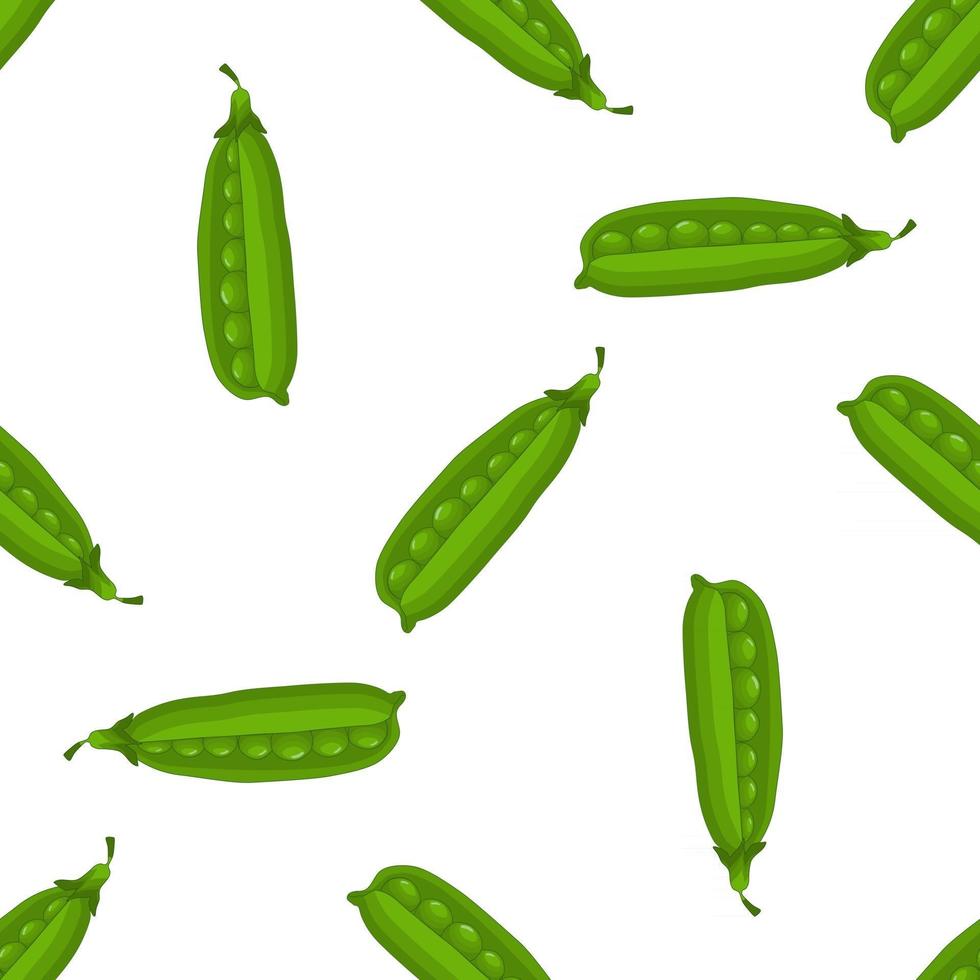 Illustration on theme of bright pattern green peas vector