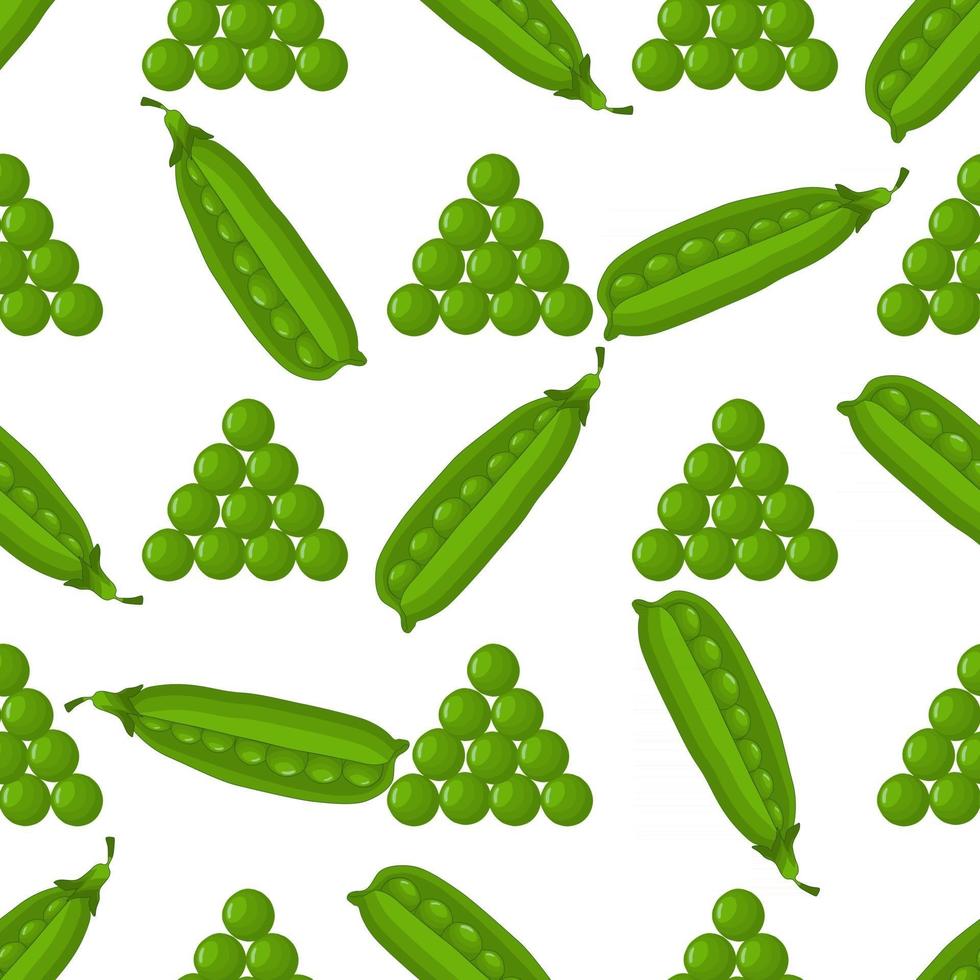 Illustration on theme of bright pattern green peas vector