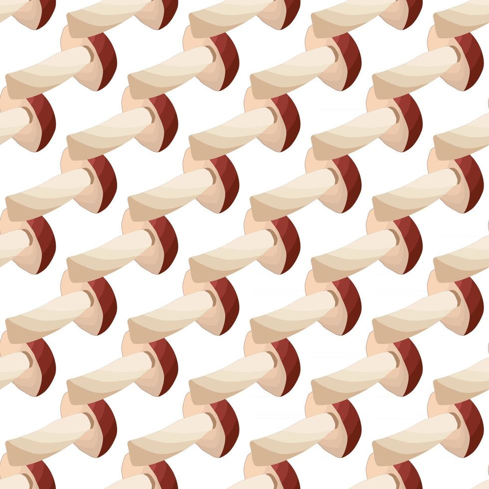 Illustration on theme of bright pattern brown mushroom vector