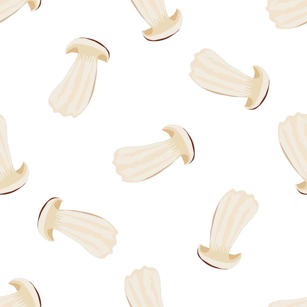 Illustration on theme of bright pattern brown mushroom vector
