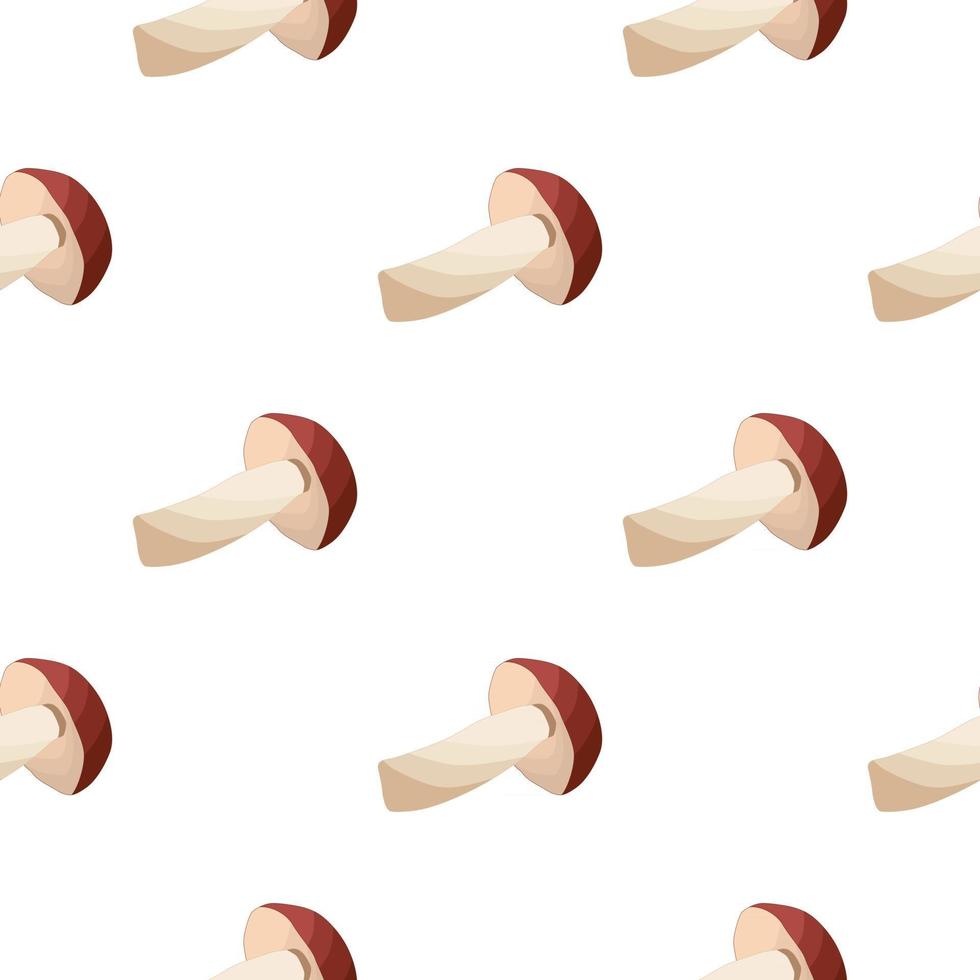 Illustration on theme of bright pattern brown mushroom vector