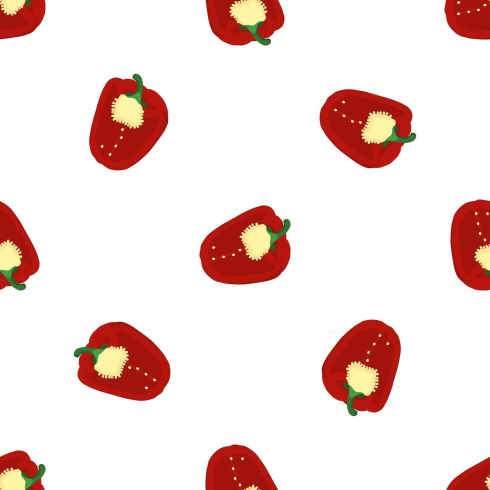 Illustration on theme of bright pattern bell pepper vector