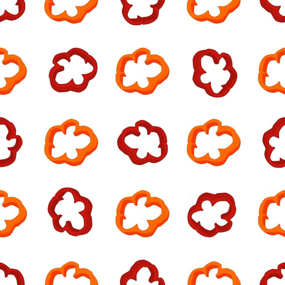 Illustration on theme of bright pattern bell pepper vector