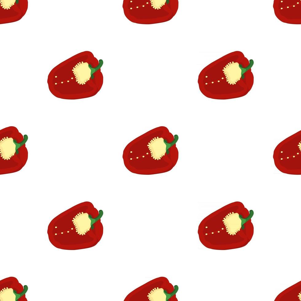 Illustration on theme of bright pattern bell pepper vector
