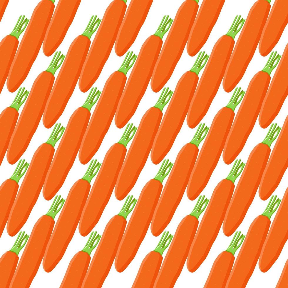 Illustration on theme of bright pattern yellow carrots vector
