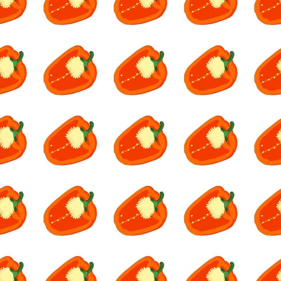 Illustration on theme of bright pattern bell pepper vector