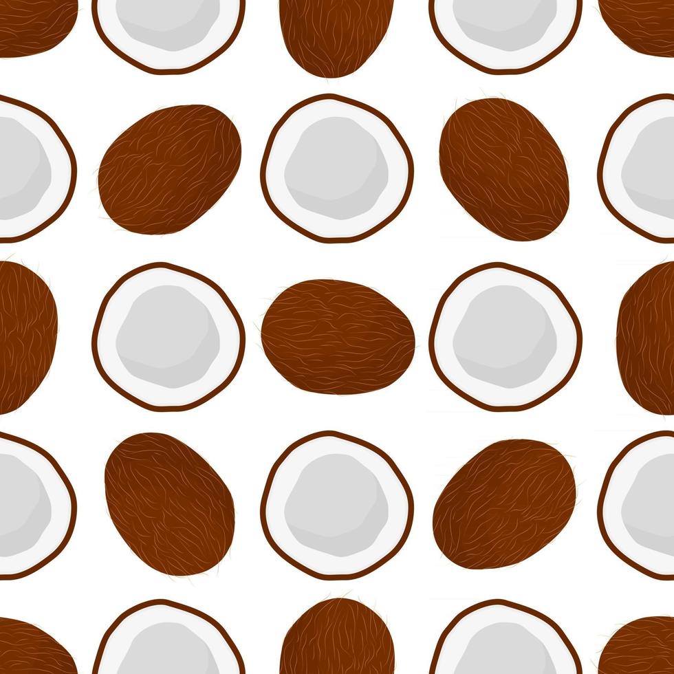 Ilustración sobre el tema coco transparente de color grande vector