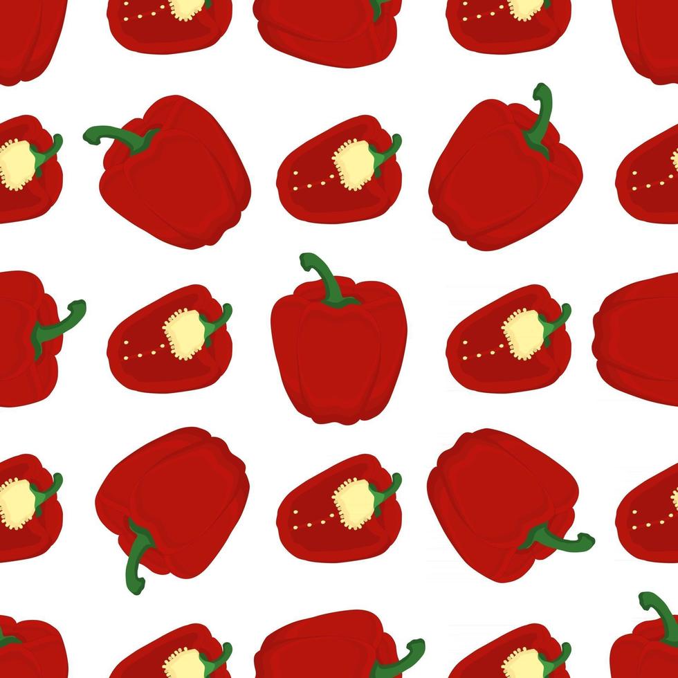 Illustration on theme of bright pattern bell pepper vector