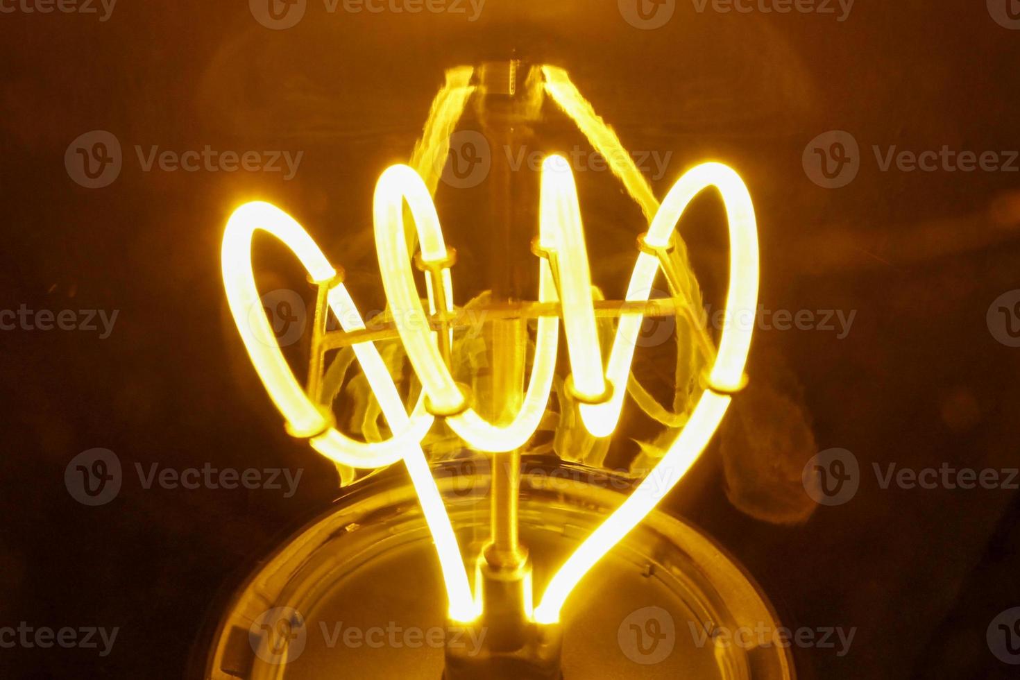 Macro light bulb photo