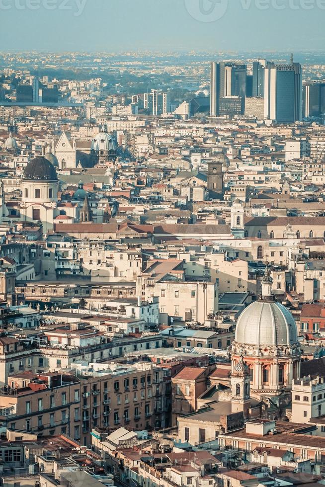 Skyline of the city of Naples photo