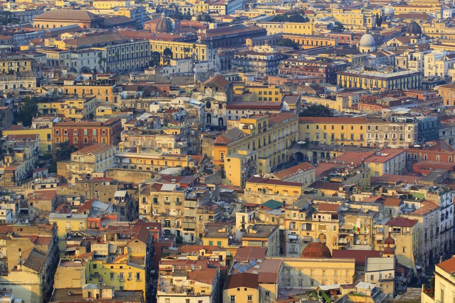 Skyline of the city of Naples photo