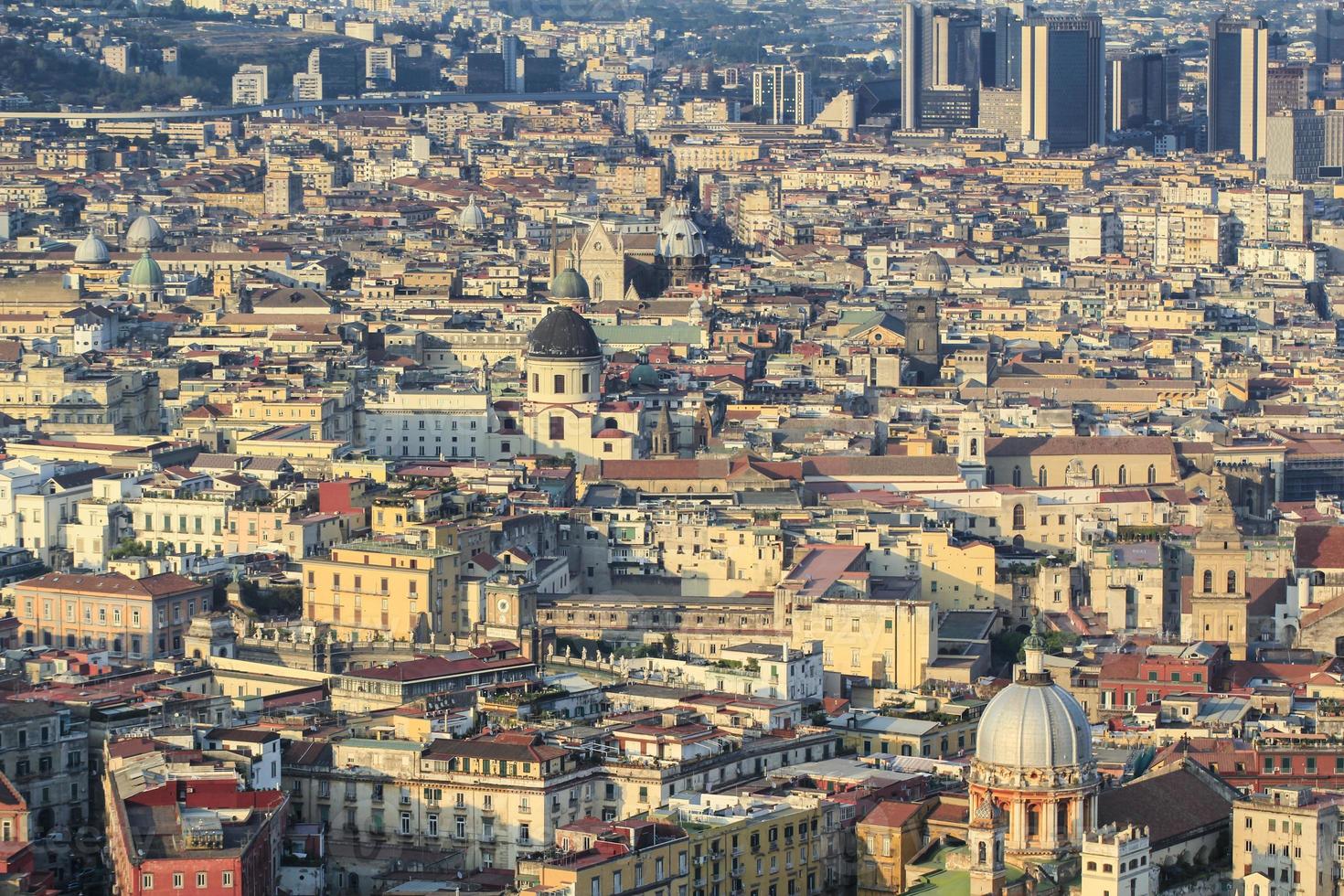 Skyline of the city of Naples photo