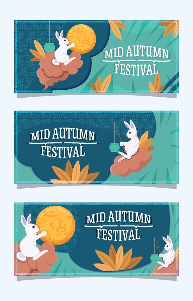 feliz festival de otoño banner vector