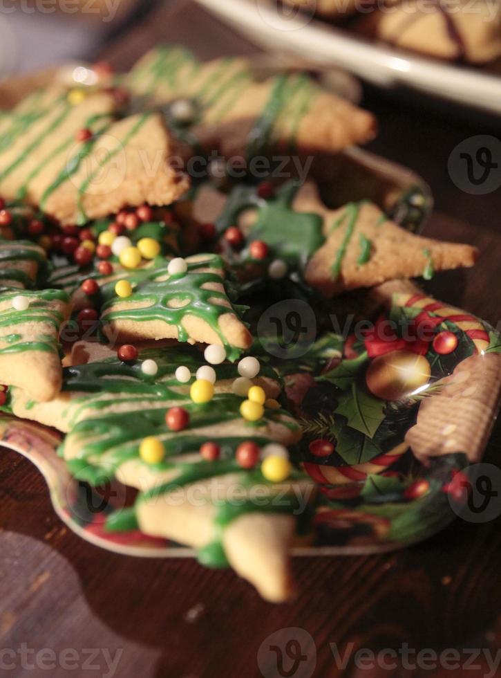 deliciosas galletas navideñas foto