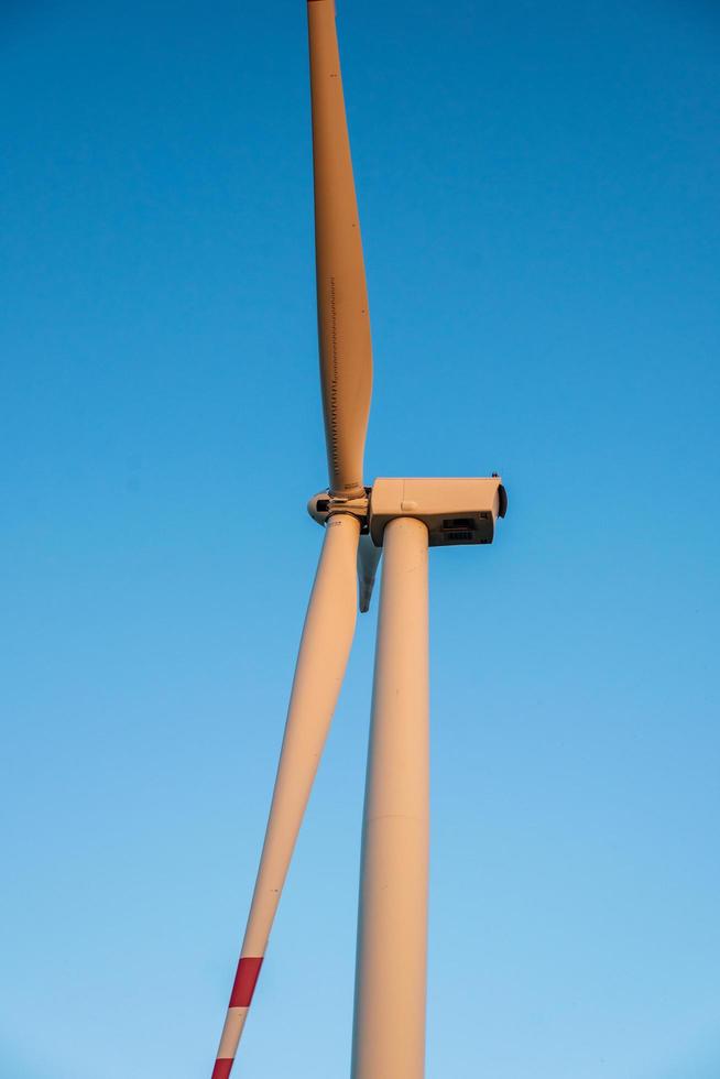 View of windmill during summer day photo