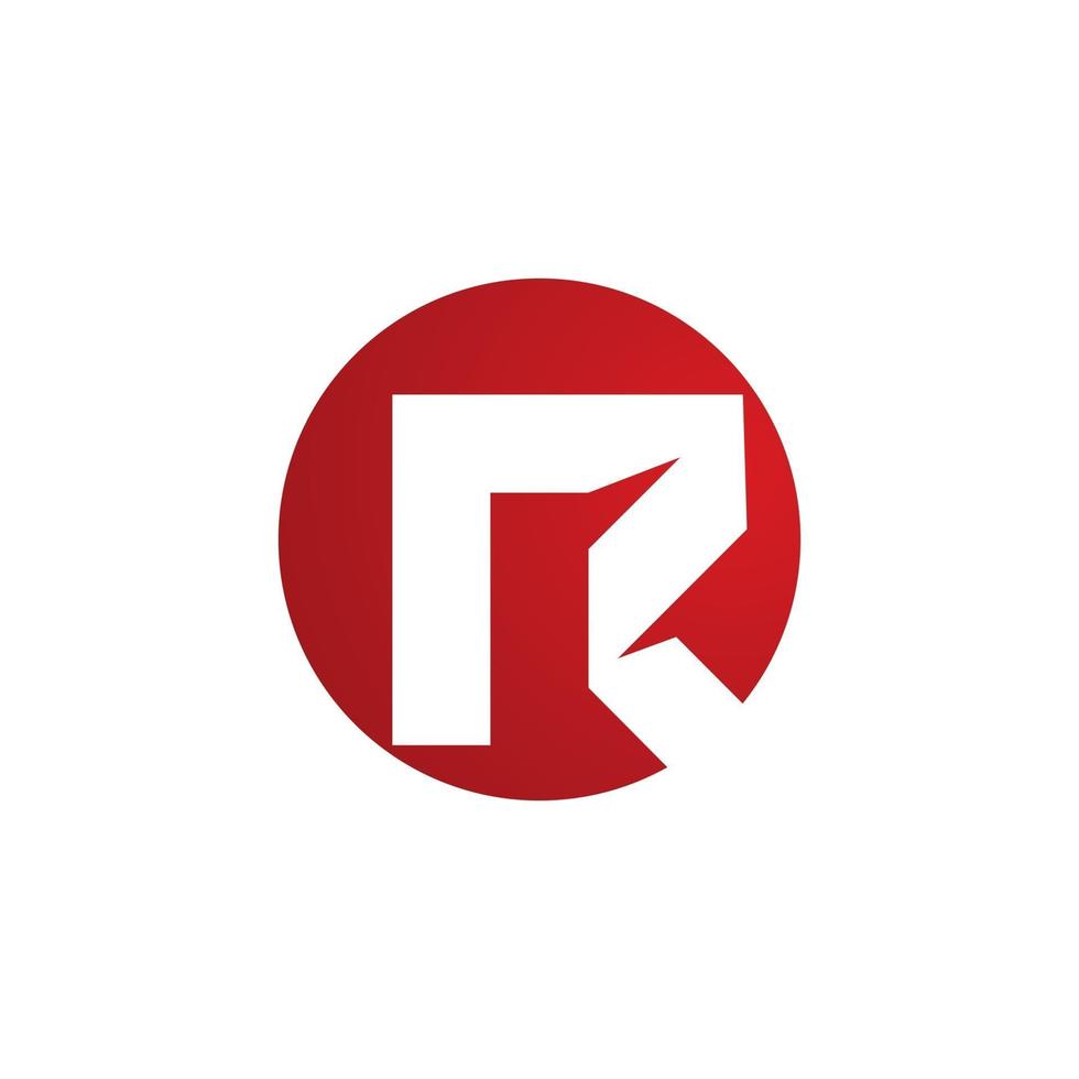 R letter logo and symbol vector