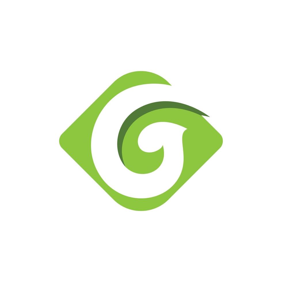 letter G logo design template vector