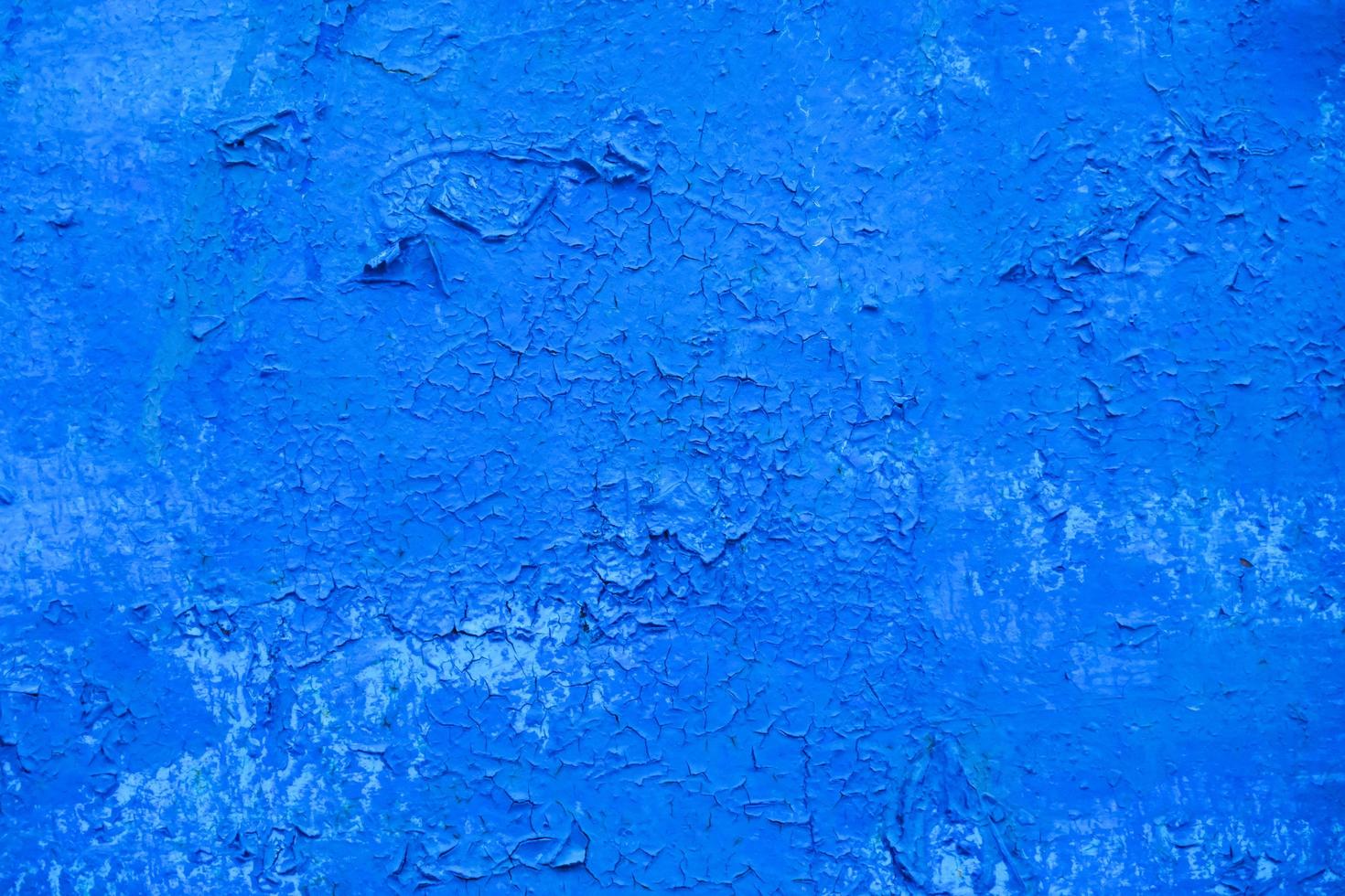 Fondo de textura de pared de metal pelado azul foto