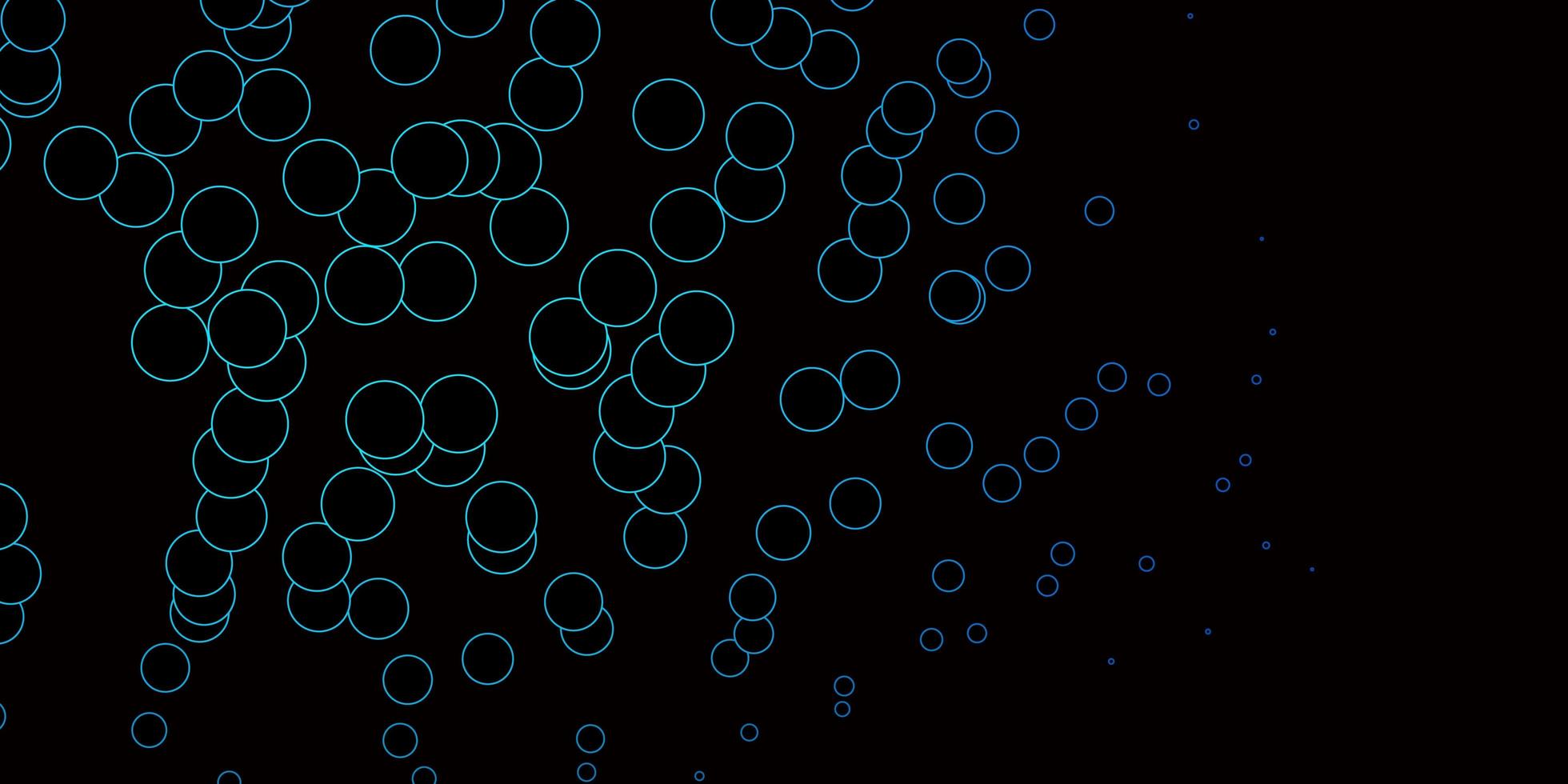 Dark BLUE vector pattern with spheres.