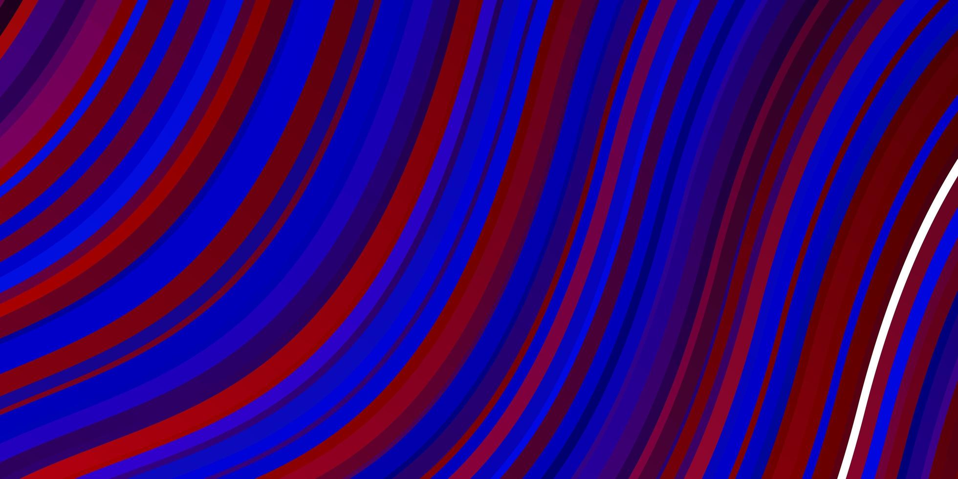 Light Blue, Red vector background with lines.