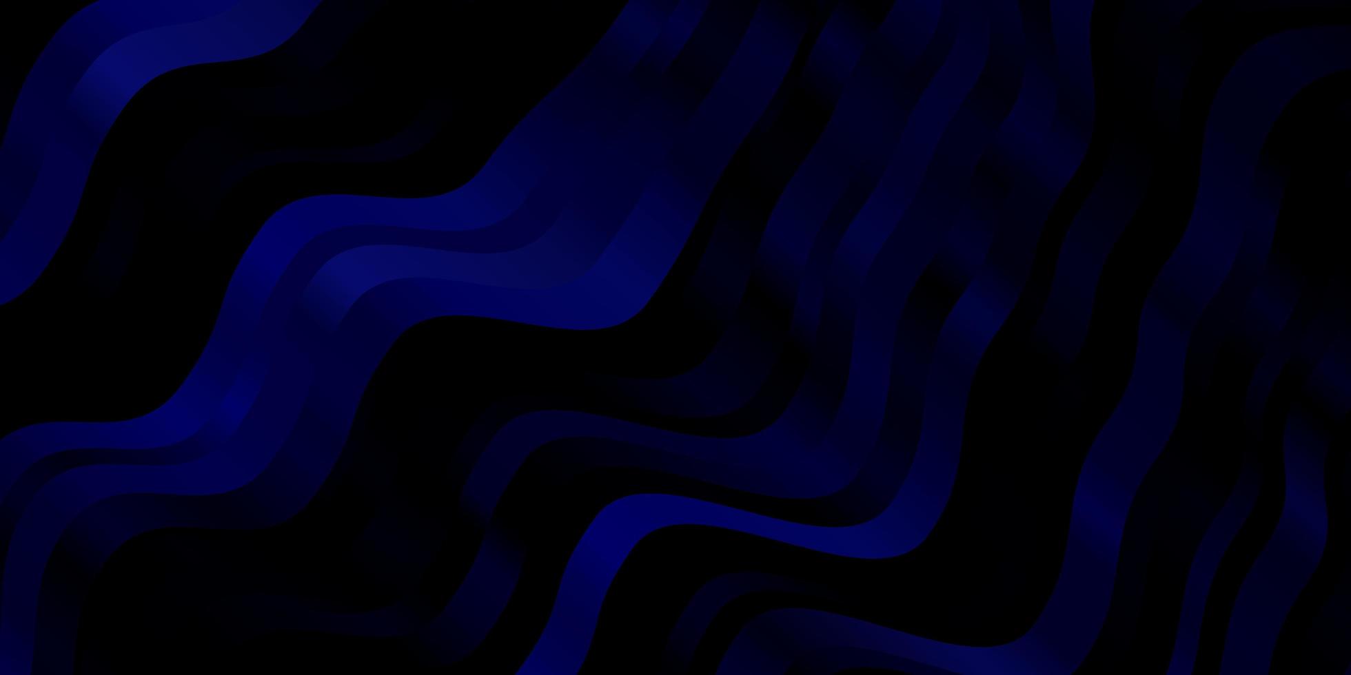 Dark BLUE vector template with wry lines.