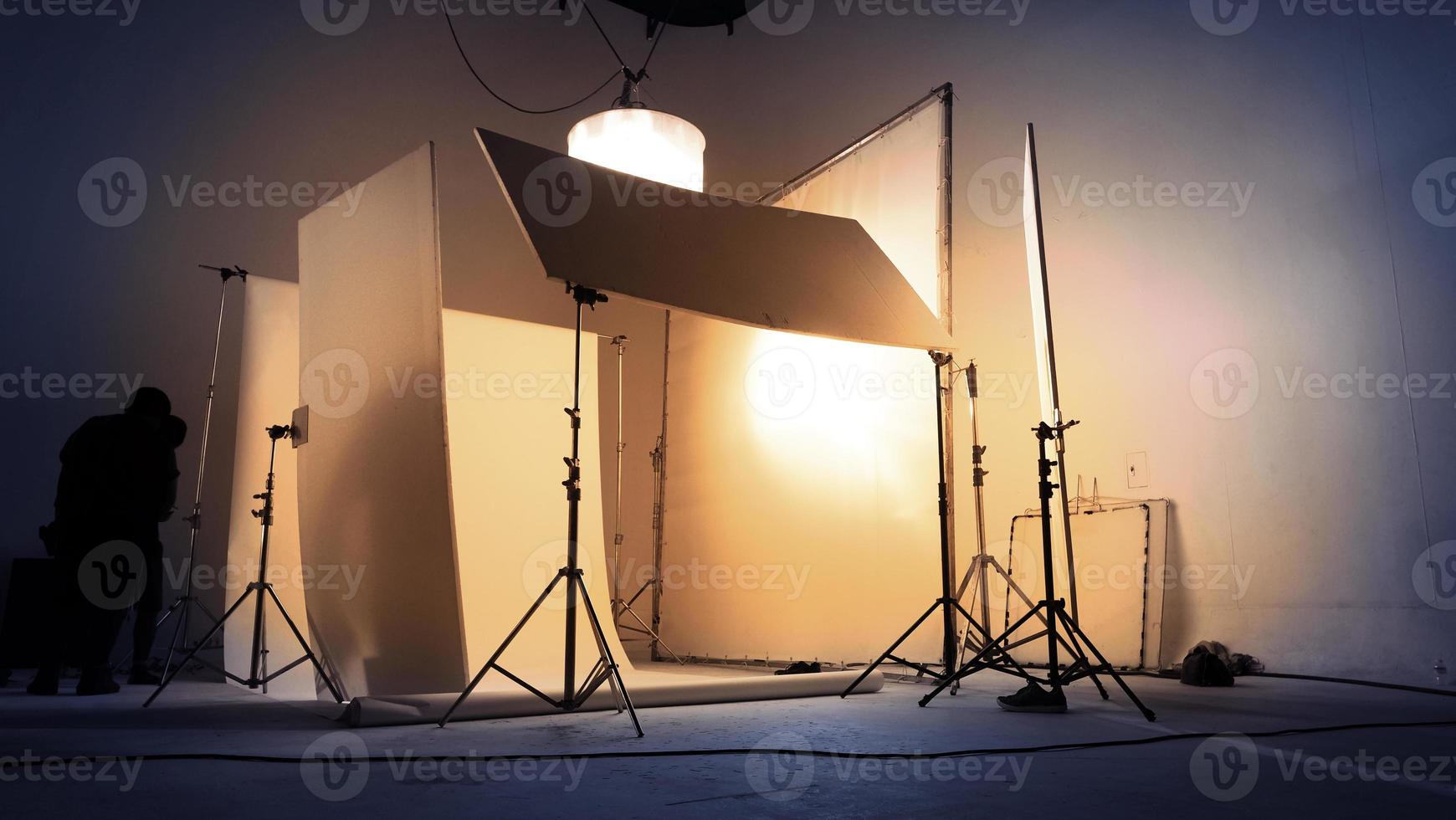 Shooting studio for photographer and creative art director with produc photo