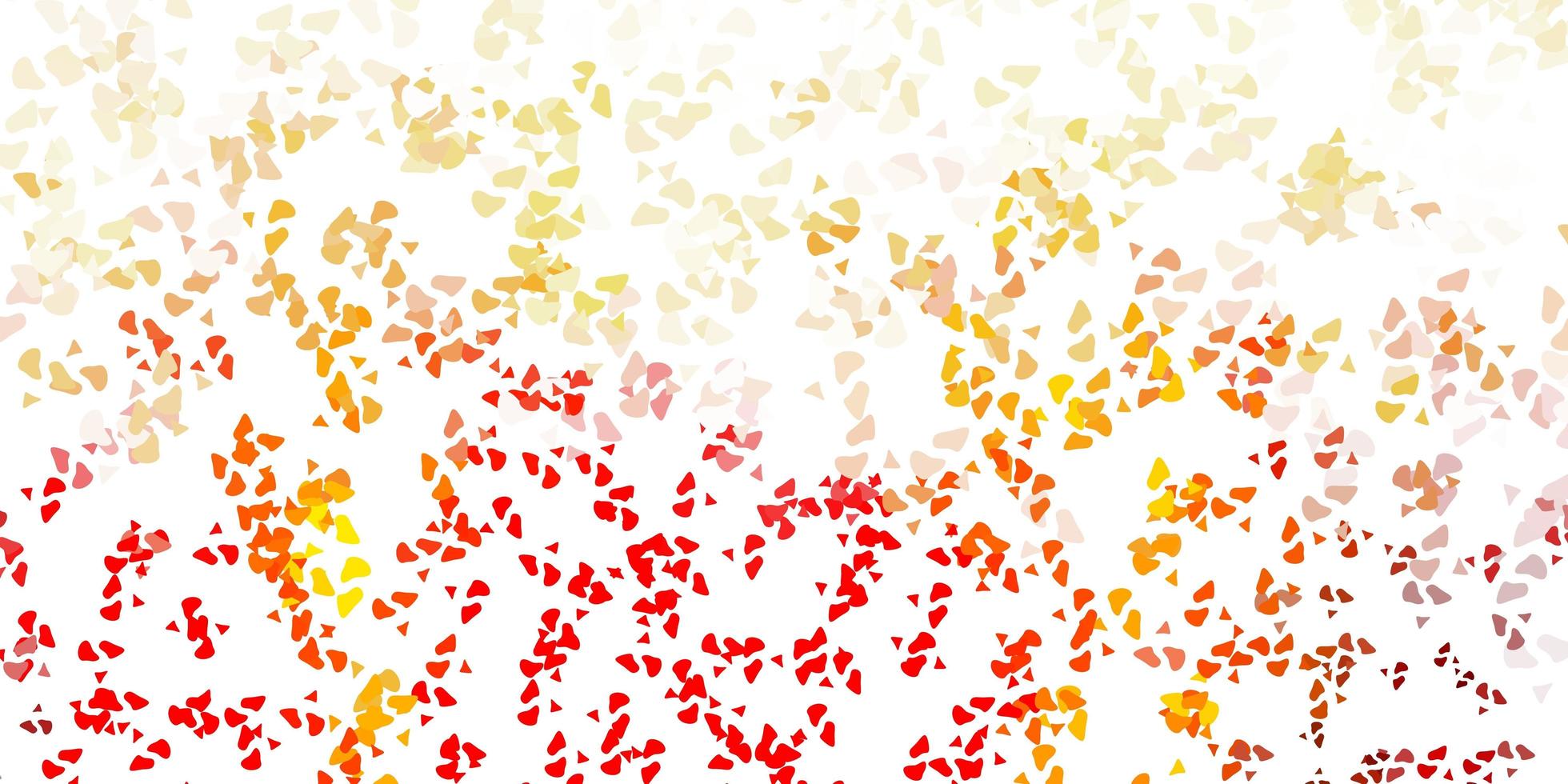 Light orange vector texture with memphis shapes.